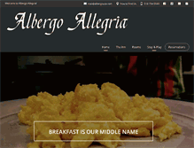 Tablet Screenshot of albergousa.com